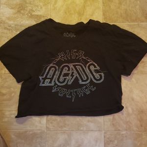 Windsor acdc crop top
